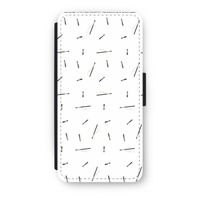 Hipster stripes: iPhone 7 Flip Hoesje - thumbnail