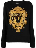 Versace Jeans Couture pull à imprimé baroque - Noir