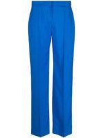 Alexander McQueen pantalon de tailleur à taille basse - Bleu - thumbnail