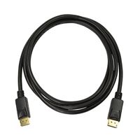 LogiLink CV0119 DisplayPort-kabel DisplayPort Aansluitkabel DisplayPort-stekker, DisplayPort-stekker 1.00 m Zwart - thumbnail