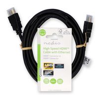 Nedis CVGL34000BK30 HDMI kabel 3 m HDMI Type A (Standaard) Zwart - thumbnail