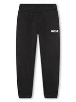 BOSS Kidswear pantalon de jogging en coton à logo imprimé - Noir