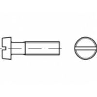 TOOLCRAFT TO-5359128 Cilinderschroeven M10 12 mm Sleuf RVS A2 50 stuk(s)