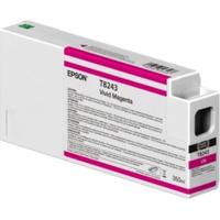 Epson C13T824300 inktcartridge, singlepack T824300, ultrachroom/levendig magenta, 350 ml