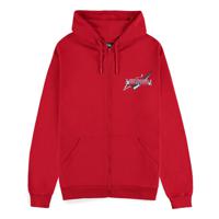 Bleach Zipper Hoodie Red Size M - thumbnail