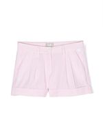 Il Gufo short en coton à rayures - Rose