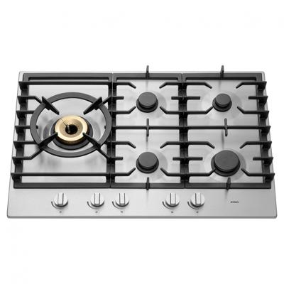 ATAG HG7511EBA kookplaat Zwart, Roestvrijstaal Ingebouwd Gaskookplaat 5 zone(s)