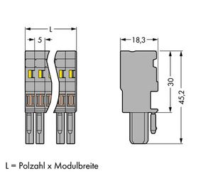 WAGO 769-108 Connector, female 25 stuk(s)