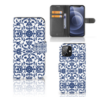 iPhone 12 | 12 Pro (6.1") Hoesje Flower Blue