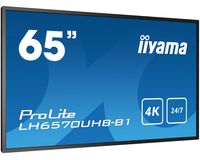 Iiyama Super Slim Digital Signage display Energielabel: G (A - G) 163.8 cm (64.5 inch) 3840 x 2160 Pixel 24/7 Android, Anti-burn-in-functie - thumbnail