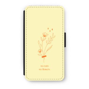 No rain no flowers: iPhone XS Flip Hoesje