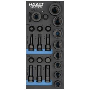 Hazet 163-570/24 163-570/24 Dopsleutelinzetset 1/2 (12.5 mm)