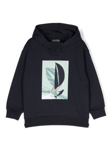 Il Gufo hoodie à imprimé graphique - Bleu