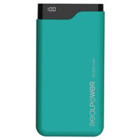 RealPower PB-15000C Powerbank 15000 mAh Li-ion Groen - thumbnail