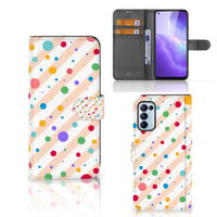 OPPO Find X3 Lite Telefoon Hoesje Dots - thumbnail