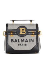 Balmain sac porté épaule B-Buzz 23 en toile - Noir