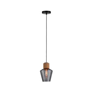 Paulmann Edla 79740 Hanglamp LED E27 20 W Zwart, Kurk, Rook