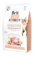 Brit Care Cat GF Gevoelige Gezonde Spijsvertering & Delicate Taste (Verse Kalkoen & Zalm) 7 kg