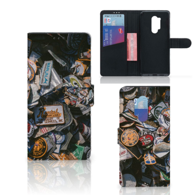 OnePlus 8 Pro Telefoonhoesje met foto Badges OnePlus 8 Pro Telefoonhoesje met foto Badges