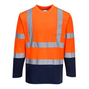 Portwest S280 Hi-Vis Two-Tone T-Shirt L/S