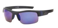 Kost zonnebril heren rechthoekig paars/zwart (20 250)
