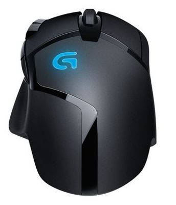 Logitech Gaming G402 Hyperion Fury Gaming-muis USB Optisch Zwart 8 Toetsen 4000 dpi