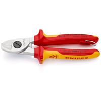 Knipex 95 16 165 T 95 16 165 T Kabelschaar Geschikt voor (striptechniek) Aluminium- en koperkabel, een- en meerdraads 15 mm 50 mm²