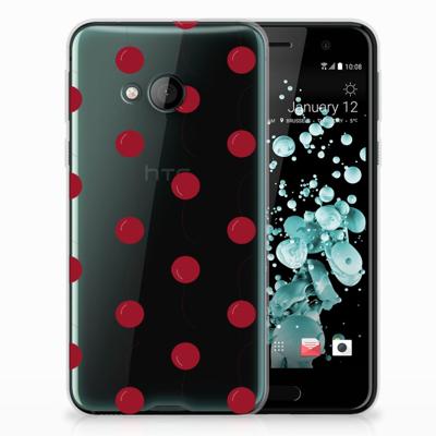 HTC U Play Siliconen Case Cherries