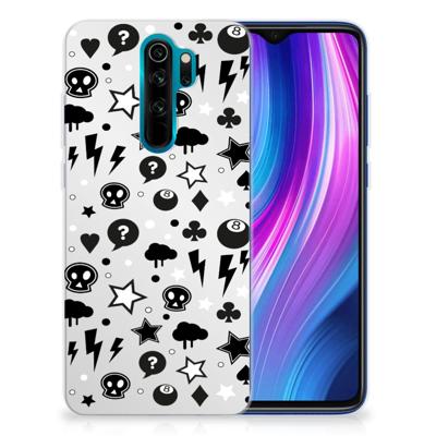 Silicone Back Case Xiaomi Redmi Note 8 Pro Silver Punk