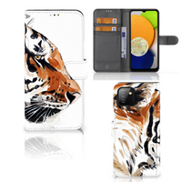 Hoesje Samsung Galaxy A03 Watercolor Tiger