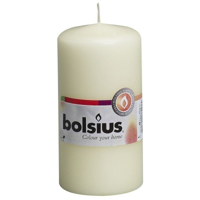 Bolsius stompkaars 12x6 cm ivoor