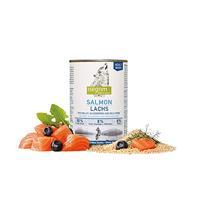 ISEGRIM Doos voor volwassenen, zalm + gierst, bessen en wilde kruiden, 400 g, hond