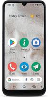 Doro 8100 4G smartphone senior - mobiele telefoon - waterdicht - triple camera - noodoproepknop met GPS - 6,1 inch scherm - gezichtsherkenning - Android (zwart)