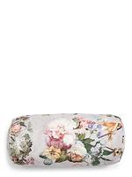 ESSENZA Rolkussen Fleur Grijs,22x50 cm, 100% polyester velvet, Bloemen