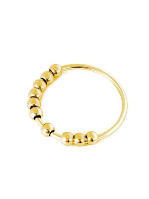 Roestvrij staal Kraal Stress Angstverlichting Ring