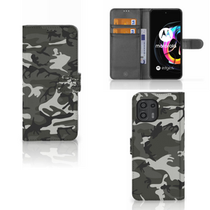 Motorola Edge 20 Lite Telefoon Hoesje Army Light