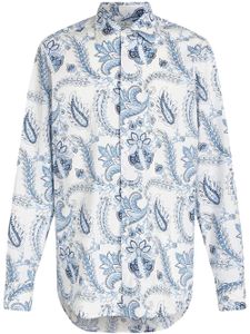 ETRO chemise à imprimé cachemire - Blanc