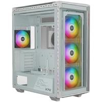 XPG BATTLECRUISER II ST E-ATX 4 Fan ARGB gehard glas, wit, BATTLECRUISERIIST-WHCWW