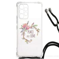 Samsung Galaxy A53 Stevig Bumper Hoesje Boho Text - thumbnail