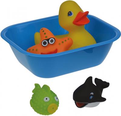 Happy People baddieren met badkuipje multicolor 5 delig Happy People baddieren met badkuipje multicolor 5 delig