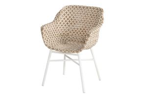 Hartman | Tuinstoel Delphine | Royal White Honey Wicker