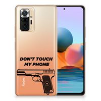 Xiaomi Redmi Note 10 Pro Silicone-hoesje Pistol DTMP