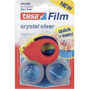 tesa 57859-00000-13 tesafilm Kristalhelder Transparant (l x b) 10 m x 19 mm 2 stuk(s)