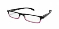 HIP Leesbril zwart/roze +3.0