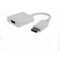 Gembird A-DPM-HDMIF-002-W video kabel adapter 0,1 m DisplayPort HDMI Wit - thumbnail