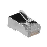 ACT TD108A RJ45 (8P/8C) CAT3 Afgeschermde Modulaire Connector - 25 stuks - thumbnail