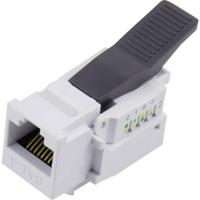 TRU COMPONENTS RJ45-koppeling, Cat. 6 93038C375 Koppeling, recht Grijs 1 stuk(s) - thumbnail