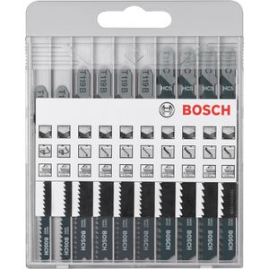 Bosch 10-delige decoupeerzaagbladenset Basic for Wood zaagbladenset