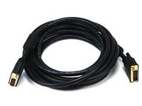 Monoprice 102760 15-Feet 28AWG CL2 Dual Link DVI-D-kabel - Zwart