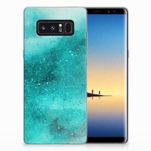 Hoesje maken Samsung Galaxy Note 8 Painting Blue